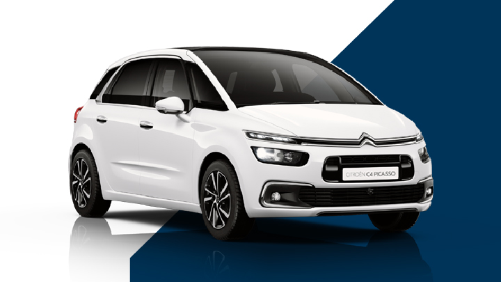 white citroen c4 picasso