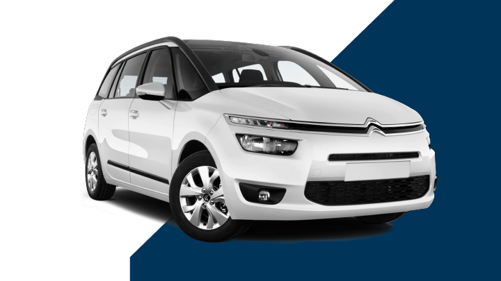 white citroen c4 spacetourer