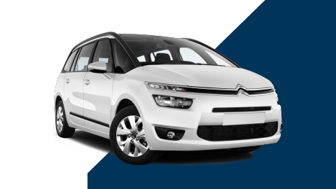 white citroen c4 spacetourer