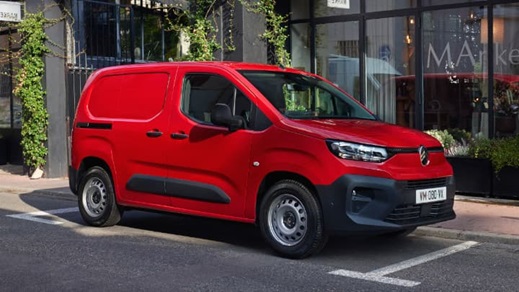 Citroen Berlingo In Red Side Angle Parked