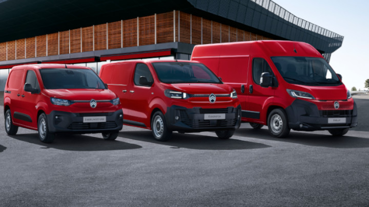 Citroen Berlingo, Dispatch and Relay in Red