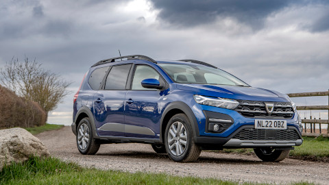 Blue Dacia Jogger Exterior Front Static