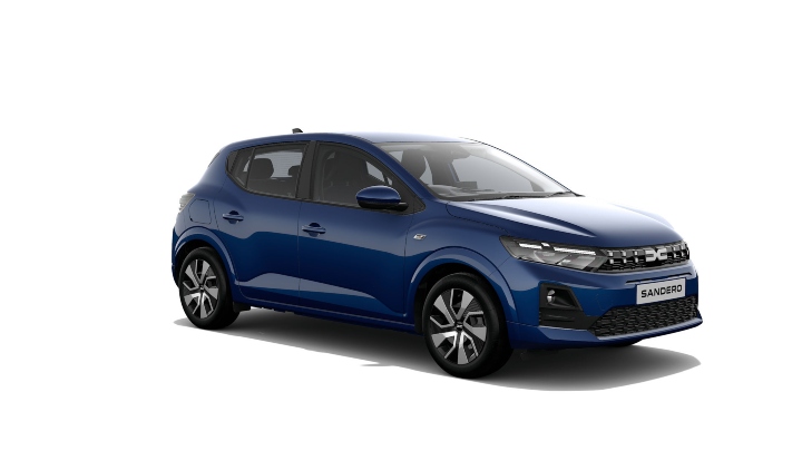 Blue Dacia Sandero Expression Exterior Front Static