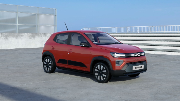 Dacia Spring Expression trim red