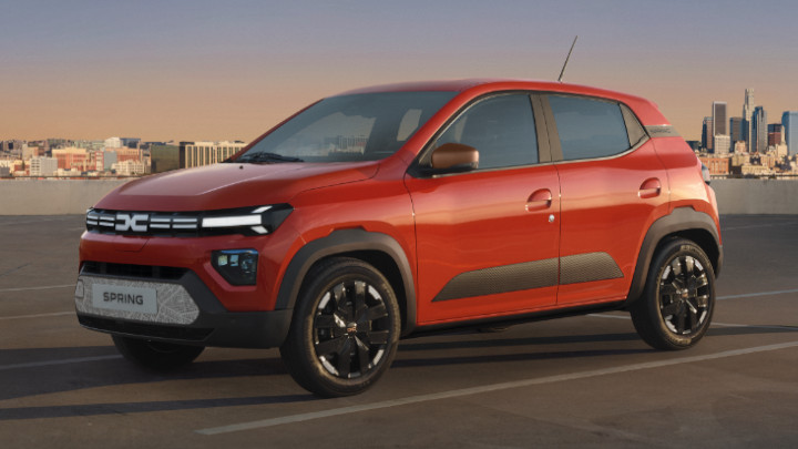 Dacia Spring Side Profile Red Static