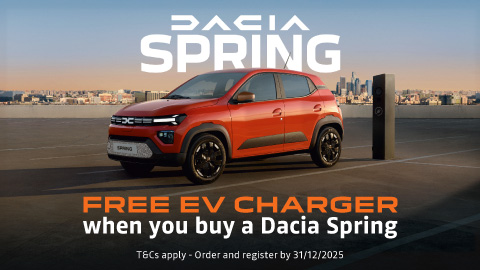 Dacia Spring free EV charger promotion