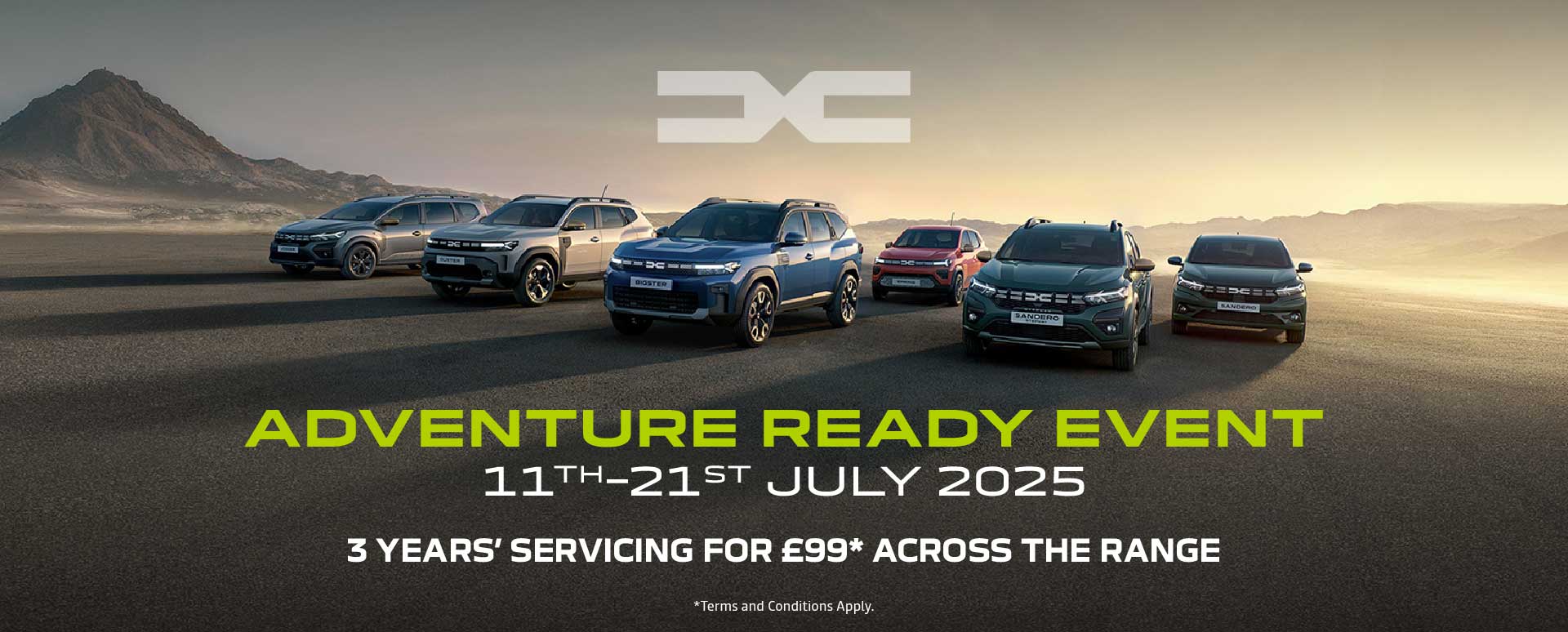 Dacia Adventure Ready event