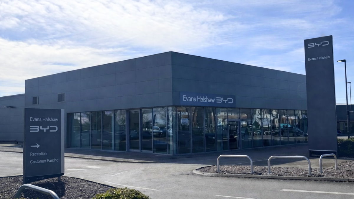 BYD Birmingham Dealership Exterior