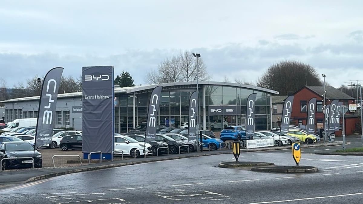 BYD Bury Dealership Exterior