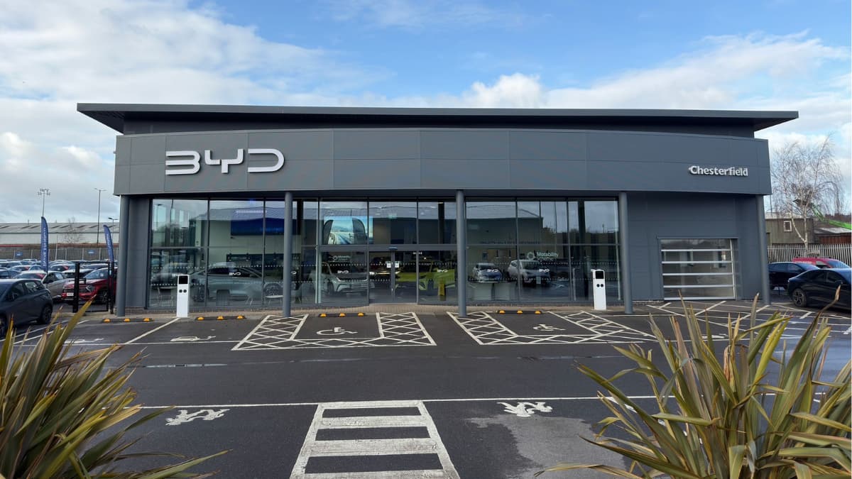 BYD Chesterfield Dealership Exterior