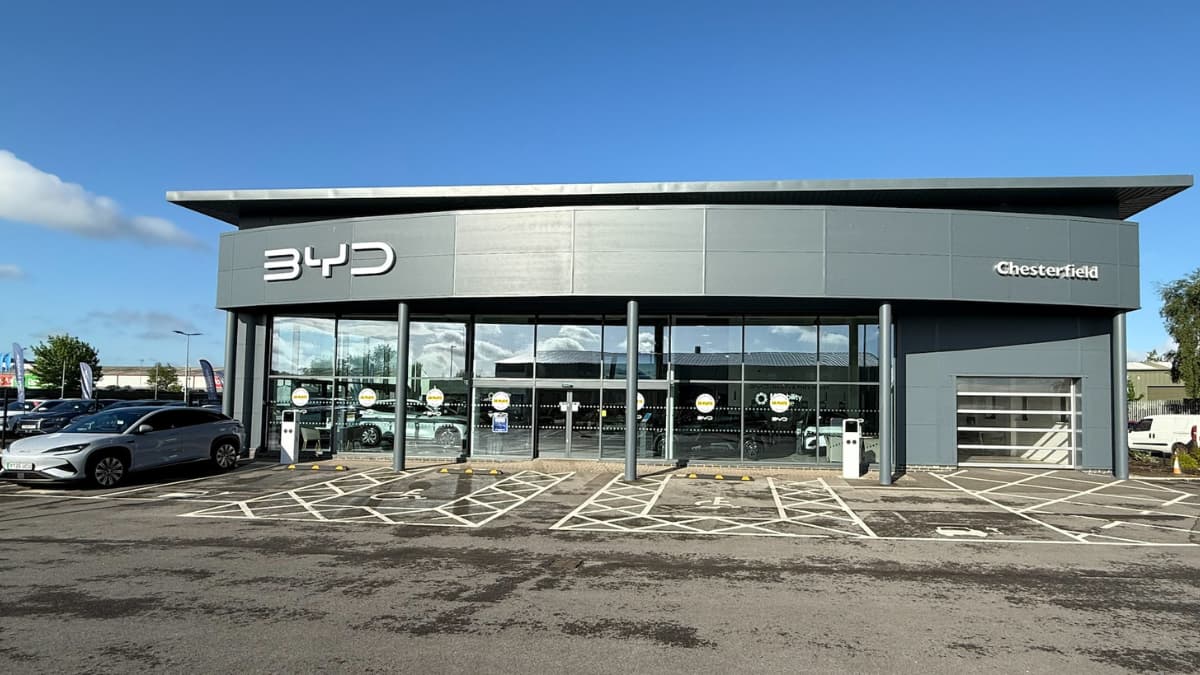 BYD Chesterfield Dealership Exterior