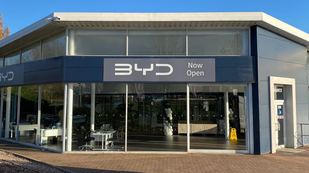 BYD Mansfield dealership exterior