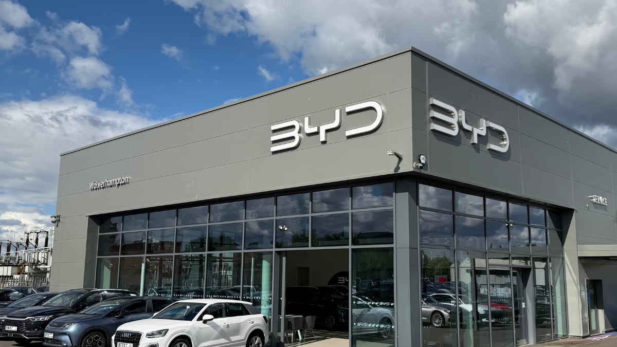 BYD Wolverhampton Dealership Exterior