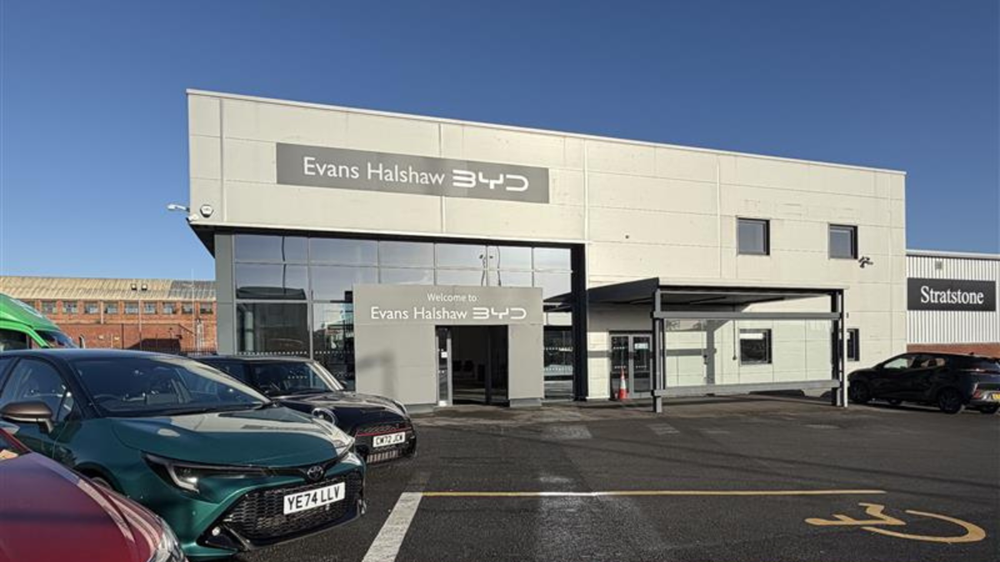 BYD Wolverhampton dealership exterior