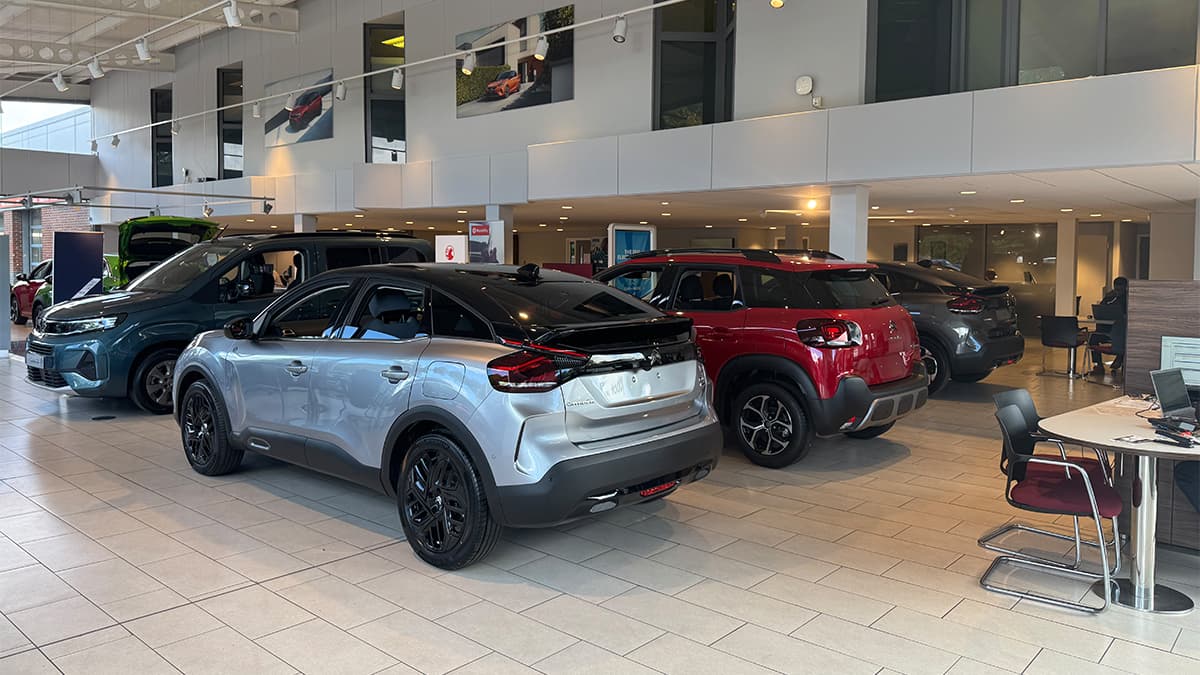 Evans Halshaw Citroen Bedford Interior Shot