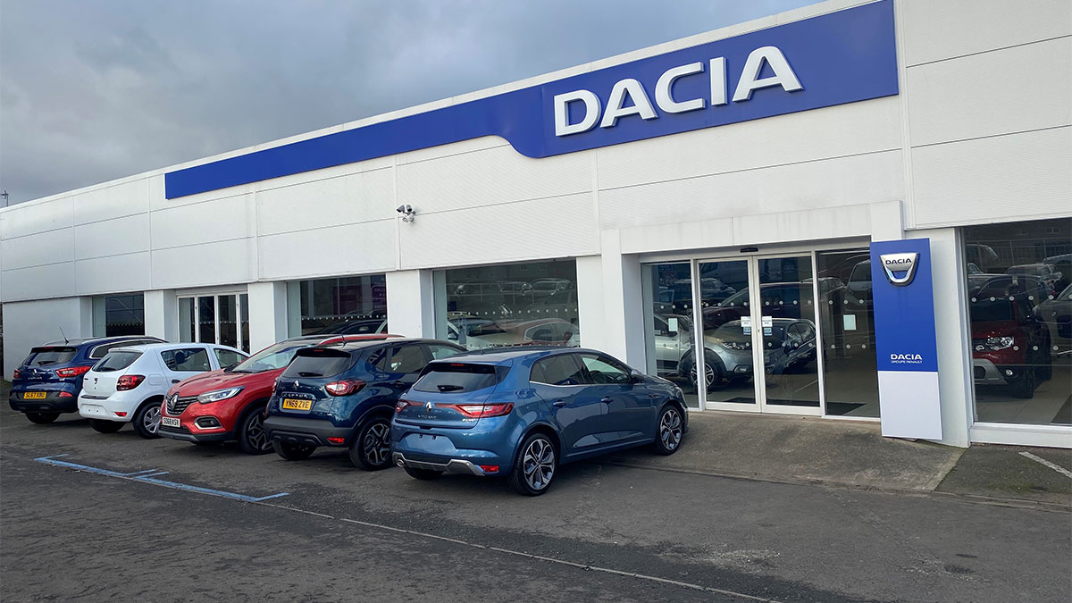 Outside Dacia Edinburgh