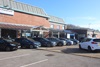 Cars outside the front of the Ford Altrincham dealership