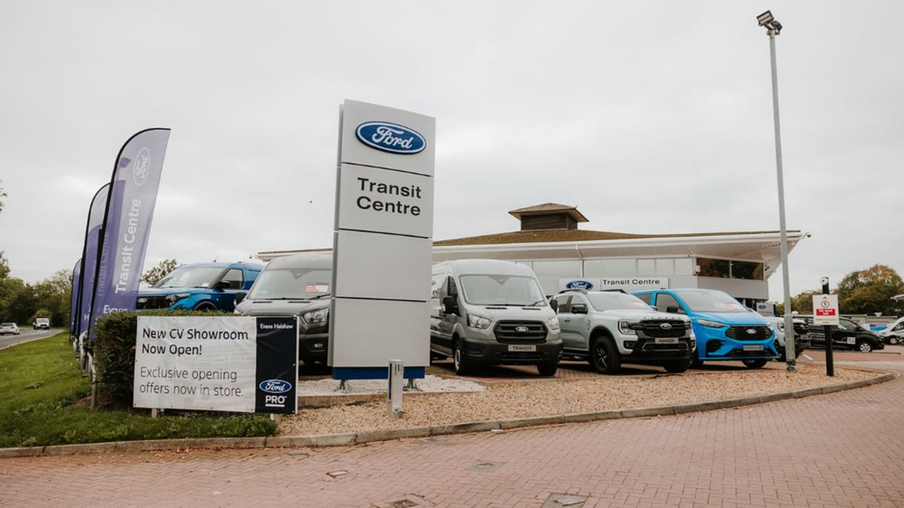 Ford Darlington Transit Centre exterior signage