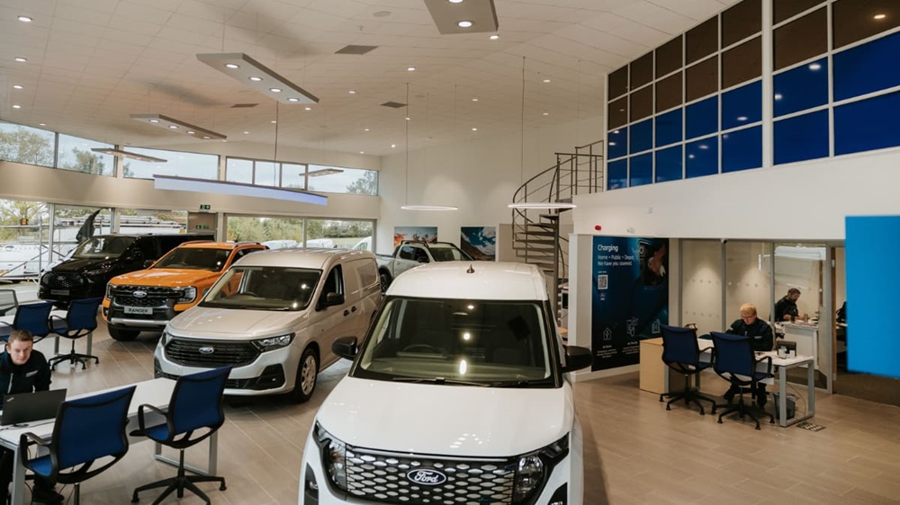 Ford Darlington Transit Centre dealership interior