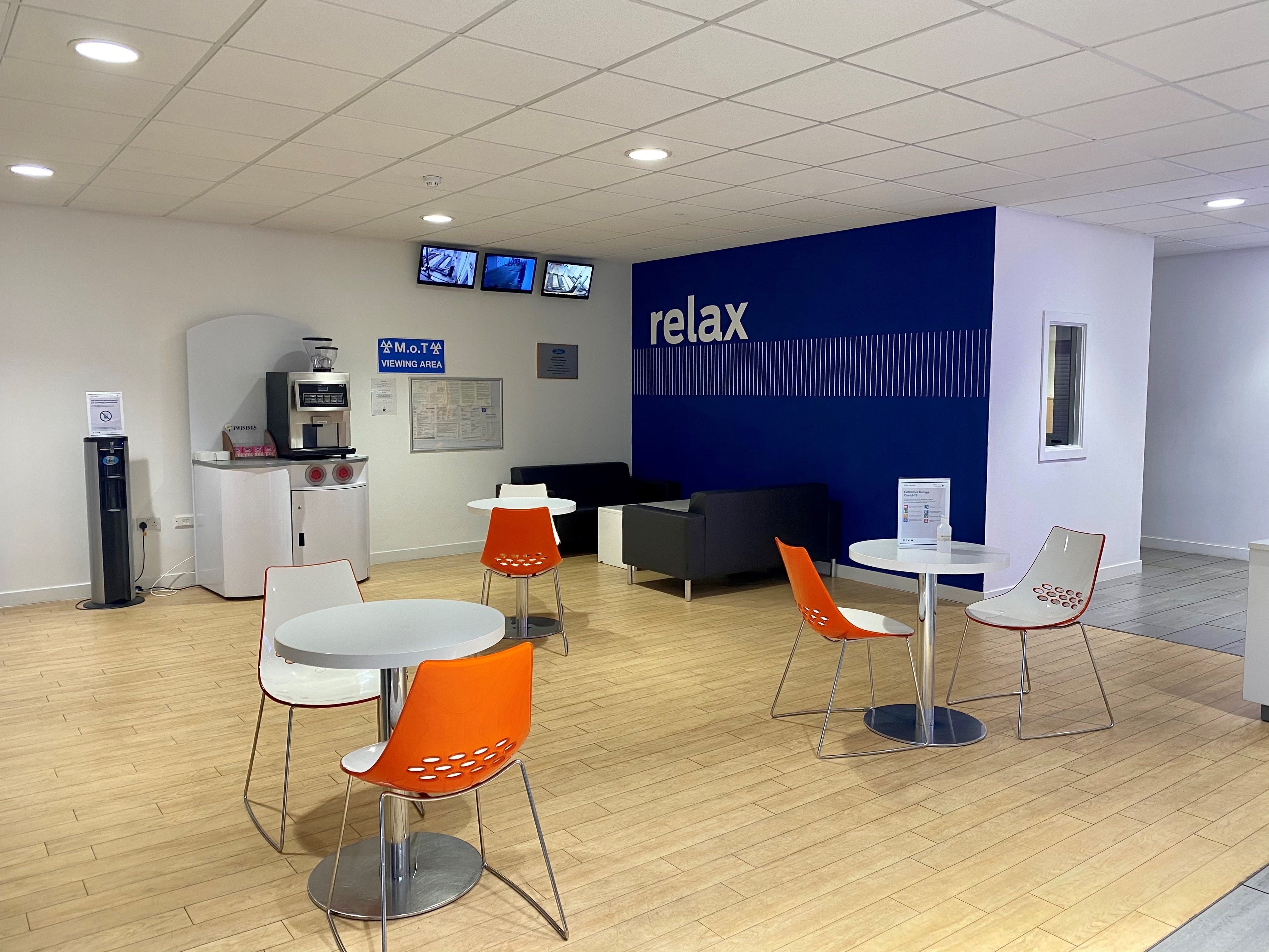 Inside the Ford Glasgow showroom