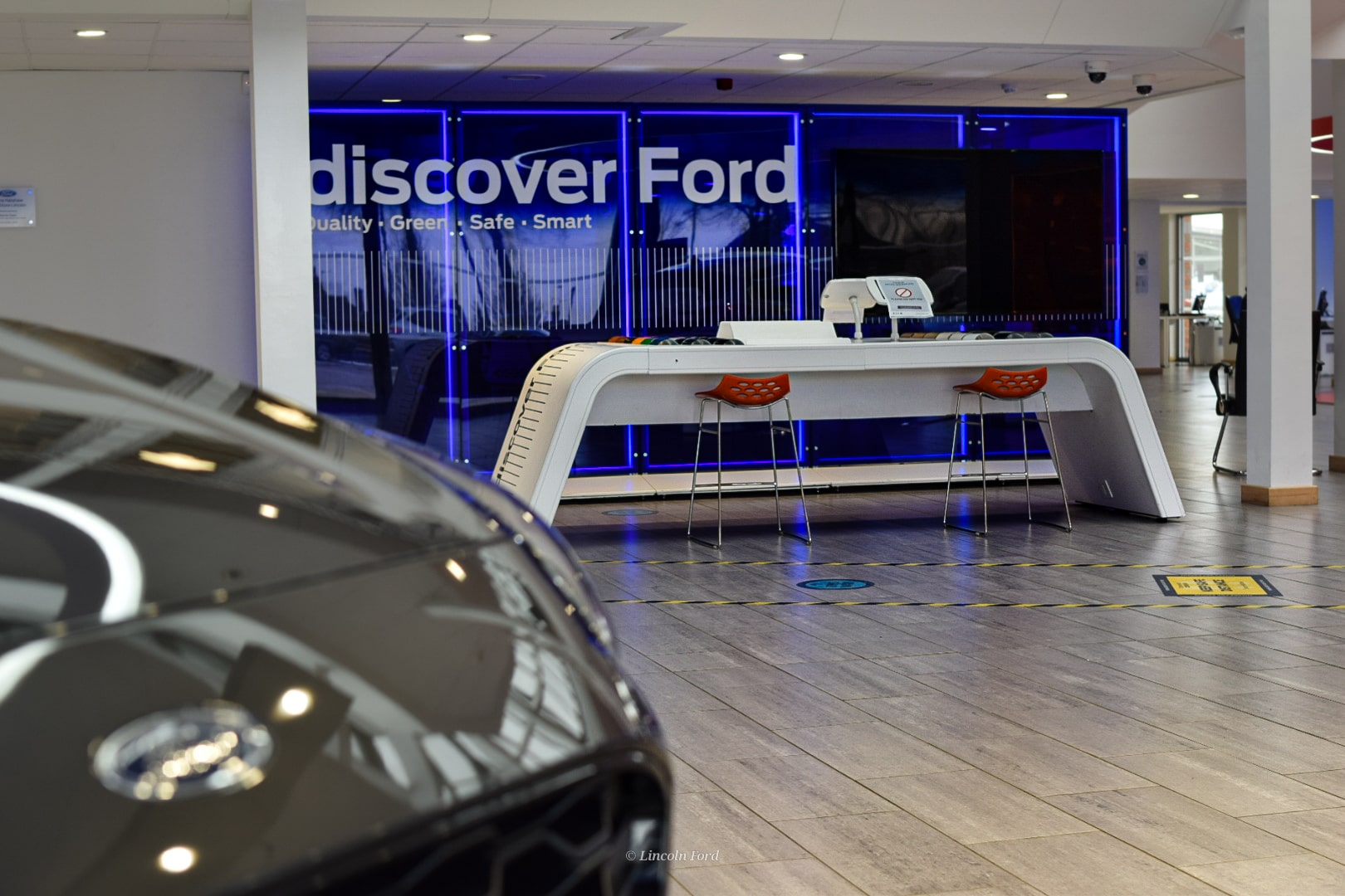Inside the Ford Lincoln dealership