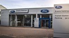 Entrance of Evans Halshaw Ford Lincoln dealership