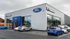 Evans Halshaw Ford Motherwell, exterior shot with cars parked outside