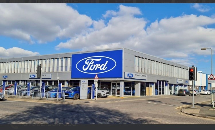 Outside the Ford Wolverhampton dealership