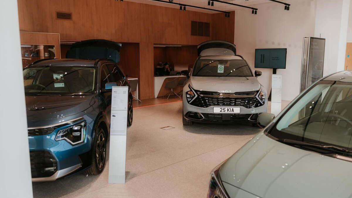 Kia Stourbridge interior of dealership
