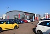 Cars outside the Nissan Doncaster dealership