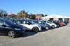 Cars outside the Nissan Mansfield dealership