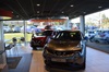Cars inside the Nissan Mansfield dealership