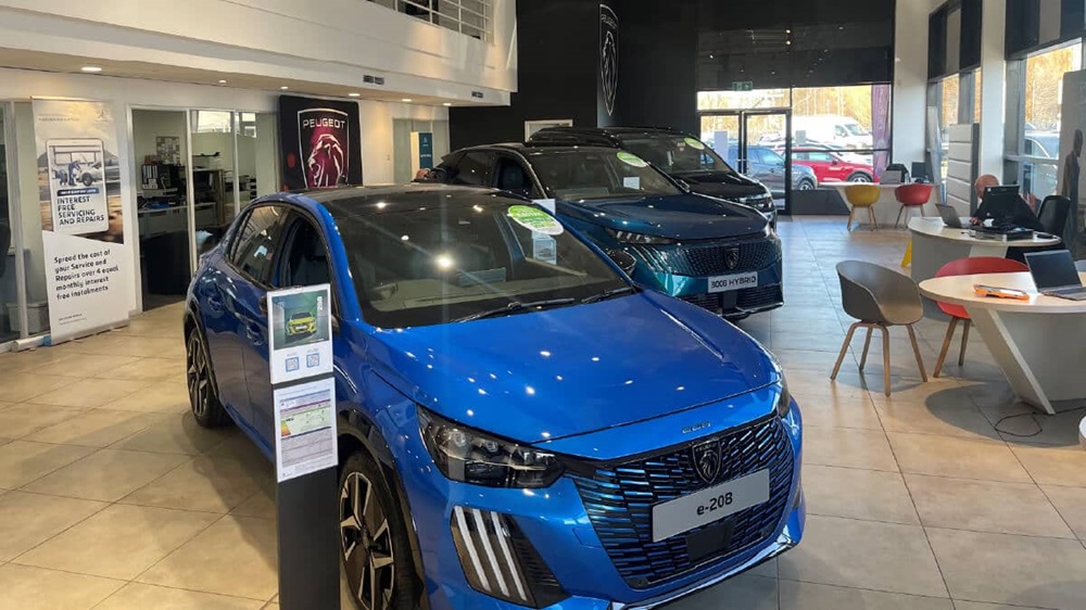Peugeot Doncaster interior vehicle display
