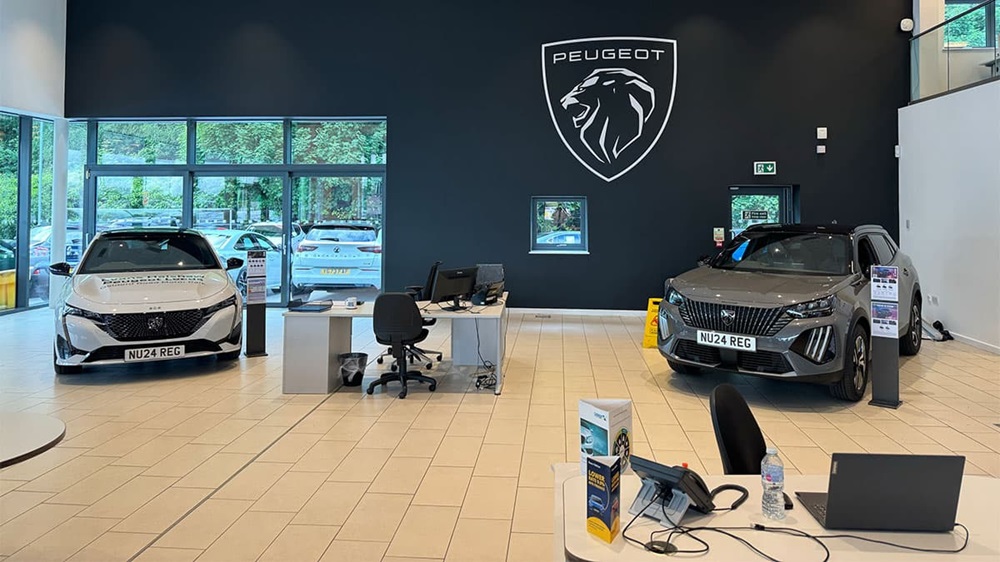 Peugeot Leeds showroom