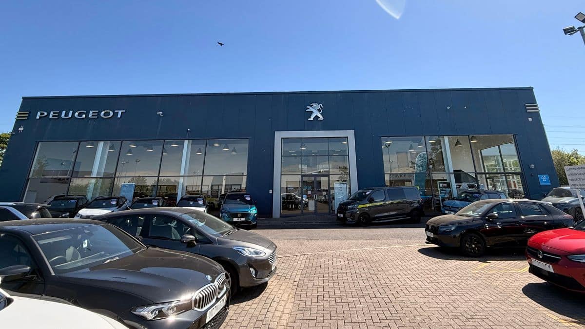 Peugeot Newport Dealership Exterior