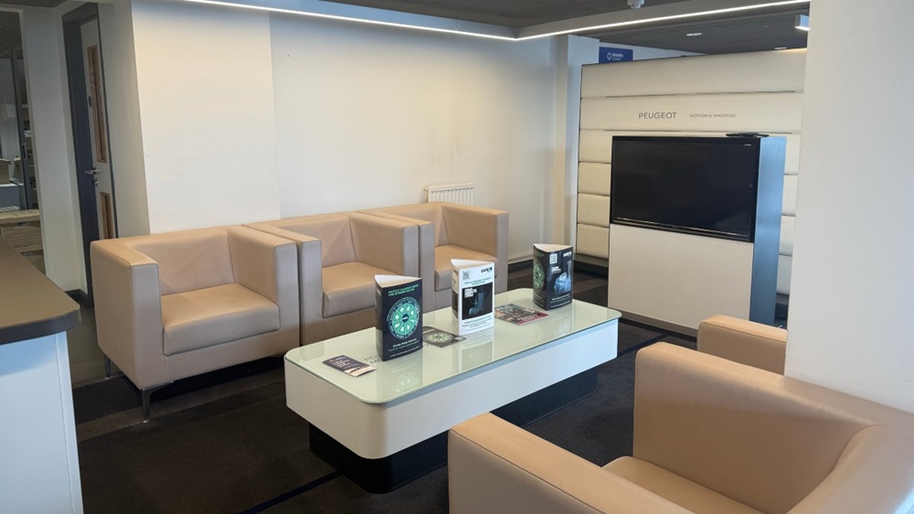 Peugeot Wakefield waiting area