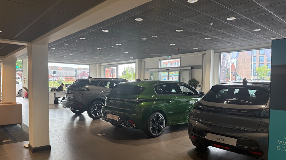 Peugeot Wakefield dealership interior