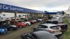 Cars outside the Renault Edinburgh dealership