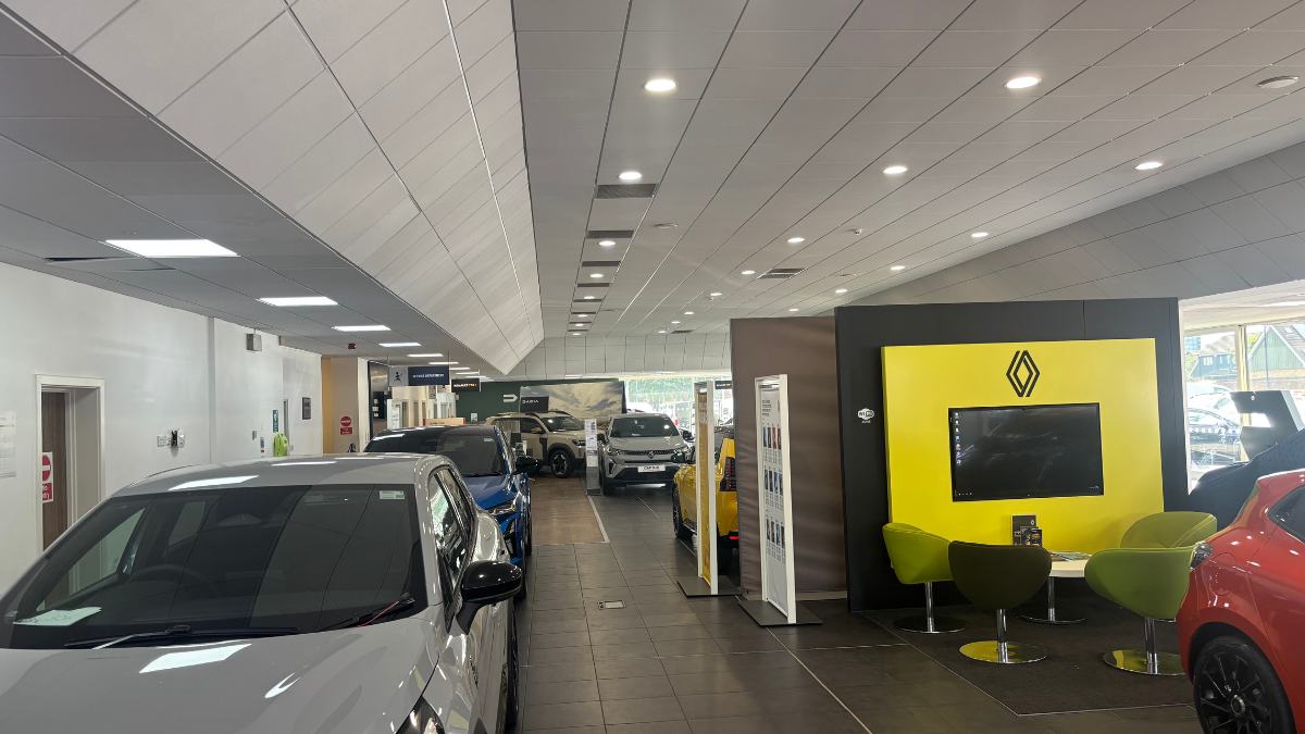 Renault Middlesbrough Dealership Interior Waiting Area
