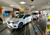 Cars inside the Renault Sunderland showroom