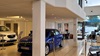 Cars inside the Vauxhall Bedford showroom