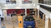 Cars inside the Vauxhall Edinburgh showroom