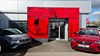Entrance to the Vauxhall Newport dealership