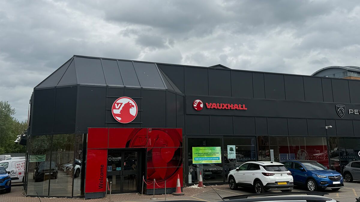 Vauxhall Wakefield dealership exterior