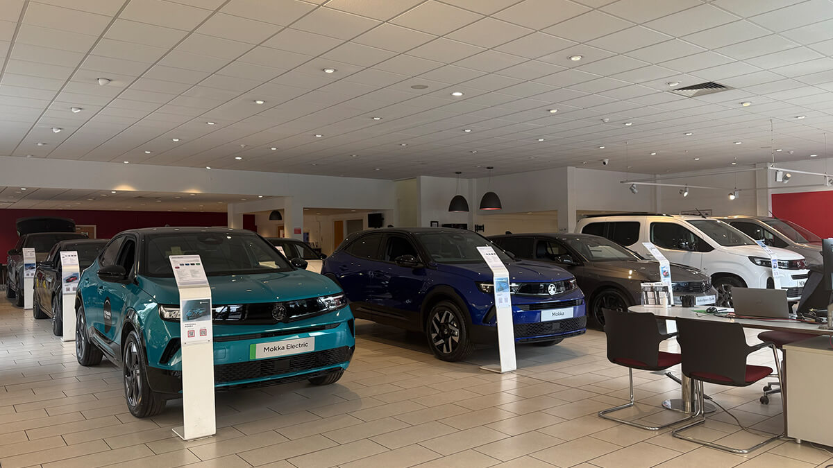 Vauxhall Wakefield dealership interior