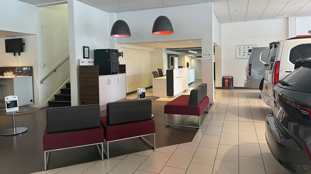 Vauxhall Wakefield dealership interior