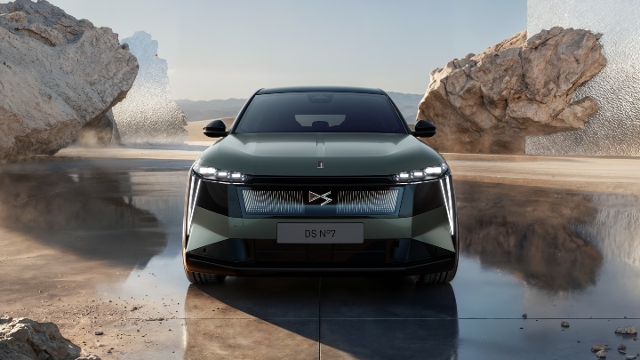 DS No7 Green straight on close up