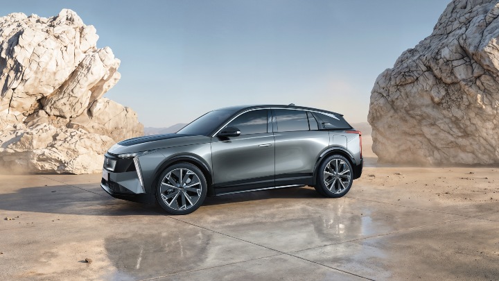 DS N07 E-TENSE grey front right angle