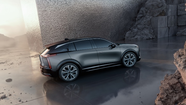 DS N07 E-TENSE grey rear right 