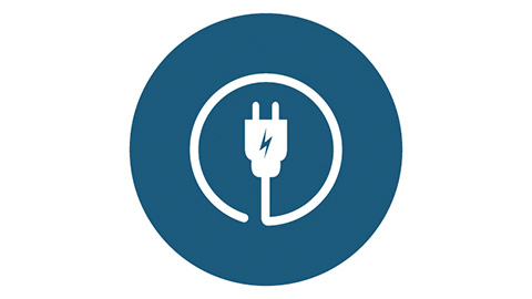 Charging cable icon